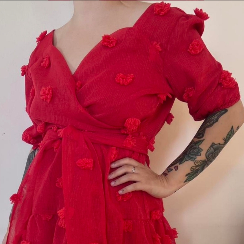 Ivy City Co. Red Dress